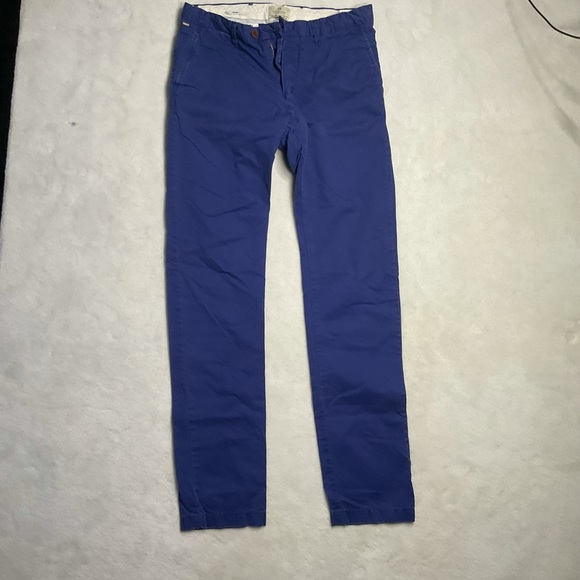 Scotch and Soda Blue Chino pants 30W 34L - Picture 1 of 4